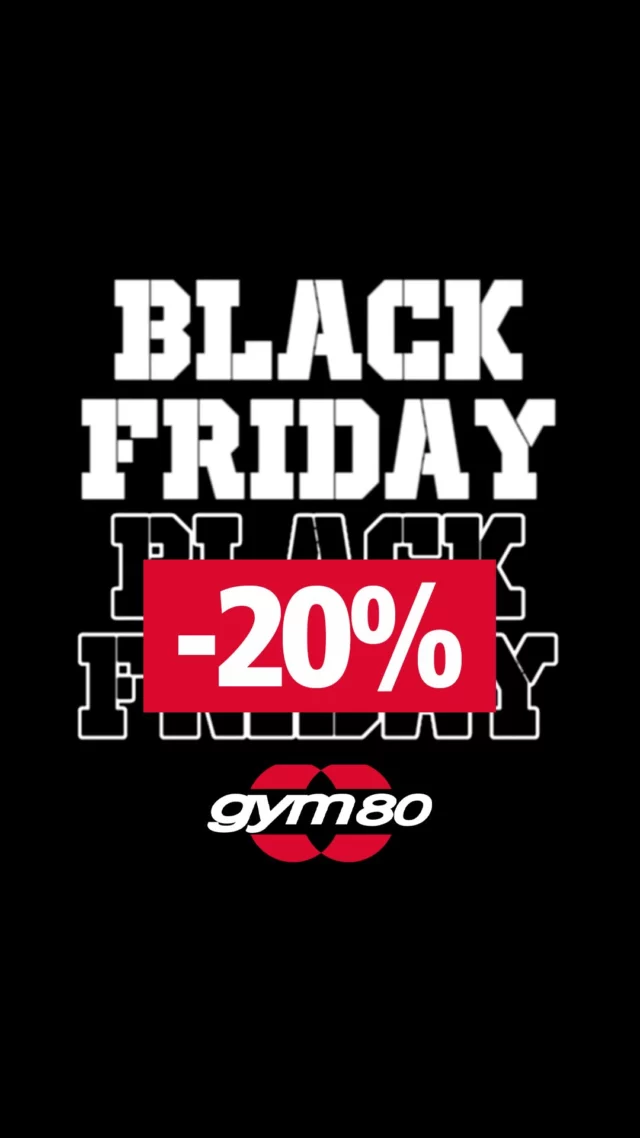 -20% BLACK FRIDAY SALE 🖤 
on T-Shirts, Hoodies, Socks, Bags & more… 

Sichert euch 20% Rabatt auf unsere gesamte Kollektion von T-Shirts, Muscle Shirts, Hoodies, sowie auf unsere stylischen Sweat Bermudas, komfortablen Socken und praktischen Ledertaschen.💥  
👉🏼Alle Artikel sind exklusiv unter shop.gym80.de erhältlich.🛒   Nur noch bis zum 29.11.❗️ Lieferung innerhalb Europa.🌍 ______ 

Get 20% off our entire collection of t-shirts, muscle shirts and hoodies, as well as our stylish sweat Bermudas, comfortable socks and convenient leather bags.💥  
👉🏼All articles are available exclusively at shop.gym80.de. 🛒   
Only until 29.11.❗️ Delivery within Europe.🌍  #gym80 #KingOfMachines #Sale #Summer #Shop #merchandise