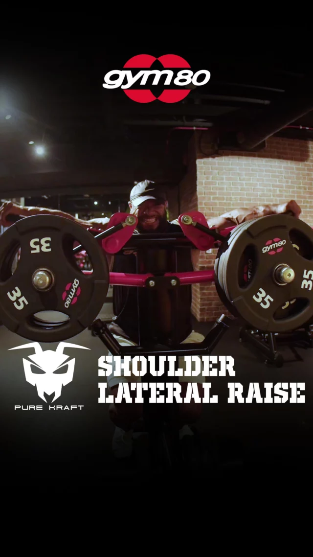 PURE KRAFT Shoulder Lateral Raise - the best machine for massive shoulders❗️🔥 #KingOfMachines  This plate-loaded shoulder machine allows you to train your shoulders in isolation while providing the best possible growth stimulus.💯 Make sure you try it out!💥

#gym80 #MadeInGermany #PureKraft #Shoulder #Workout