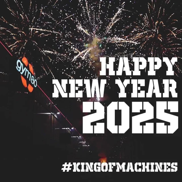 HAPPY NEW YEAR! 🎆  The team #KingOfMachines wishes you a successful and healthy start into the year 2025!
________

Das Team #KingOfMachines wünscht dir einen erfolgreichen und gesunden Start ins Jahr 2025!  #gym80 #gym80international #kingofmachines  #newyear