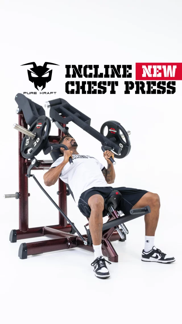 Redesigned PURE KRAFT Incline Chest Press (4329N)🔥 #MadeInGermany

The upgraded PURE KRAFT Incline Chest Press enhances muscle activation by minimizing front shoulder strain, allowing for greater upper chest engagement. Designed for maximum efficiency and precise muscle targeting! 🚀

✅ New grip variations – Adaptable for different training styles
✅ Optimized angle – More focus on the upper chest, less strain on the shoulder
✅ Tapered arm path – Deeper stretch at the bottom, maximum contraction at the top
 #KingOfMachines 🛠️HANDCRAFTED strength machines 🇩🇪MADE IN GERMANY since 1980

⸻

Die überarbeitete PURE KRAFT Schrägbank ermöglicht eine gezieltere Muskelaktivierung – weniger Belastung auf der vorderen Schulter bedeutet eine intensivere Beanspruchung der oberen Brust. Ideal für präzise Muskelreize und noch effektivere Workouts!🚀

✅ Neue Griffvariationen für verschiedene Trainingstile
✅ Optimierter Winkel – Mehr Fokus auf die obere Brust, weniger Belastung der Schultern
✅ Konischer Armverlauf – Tiefere Dehnung unten, maximale Kontraktion oben

#gym80 #PureKraft #PushDay #StrengthTraining #InclineBench