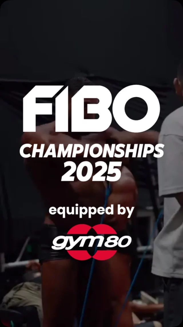 FIBO Championships 2025🔥
- Official Equipment Sponsor💥@fiboofficial

We are excited to be the official equipment sponsor of the FIBO Championships 2025🏆 Before going on stage, the gym80 warm-up area will allow the athletes to bring themselves into their absolute top form.🥇

Come by and immerse yourself in the world of the #KingOfMachines ❗️  🔜 10 - 13 April 2025 📍 Cologne Trade Fair - Hall: 9 / Booth: A19/A20/B25/C27
________

Wir freuen uns, offizieller Equipment-Sponsor der FIBO Championships 2025 zu sein.🏆 Bevor es auf die Bühne geht, ermöglicht der gym80 Warm-Up Bereich den Athleten sich auf den letzten Metern in ihre absolute Bestform zu bringen.🥇

Komm vorbei und tauche ein in die Welt des #KingOfMachines ❗️  🔜 10 - 13 April 2025 📍 Köln-Messe - Halle: 9 / Stand: A19/A20/B25/C27  #gym80 #FIBO #FIBO2025 #Bodybuilding #Fitness #MadeInGermany #PureKraft #80Athletics #MED80