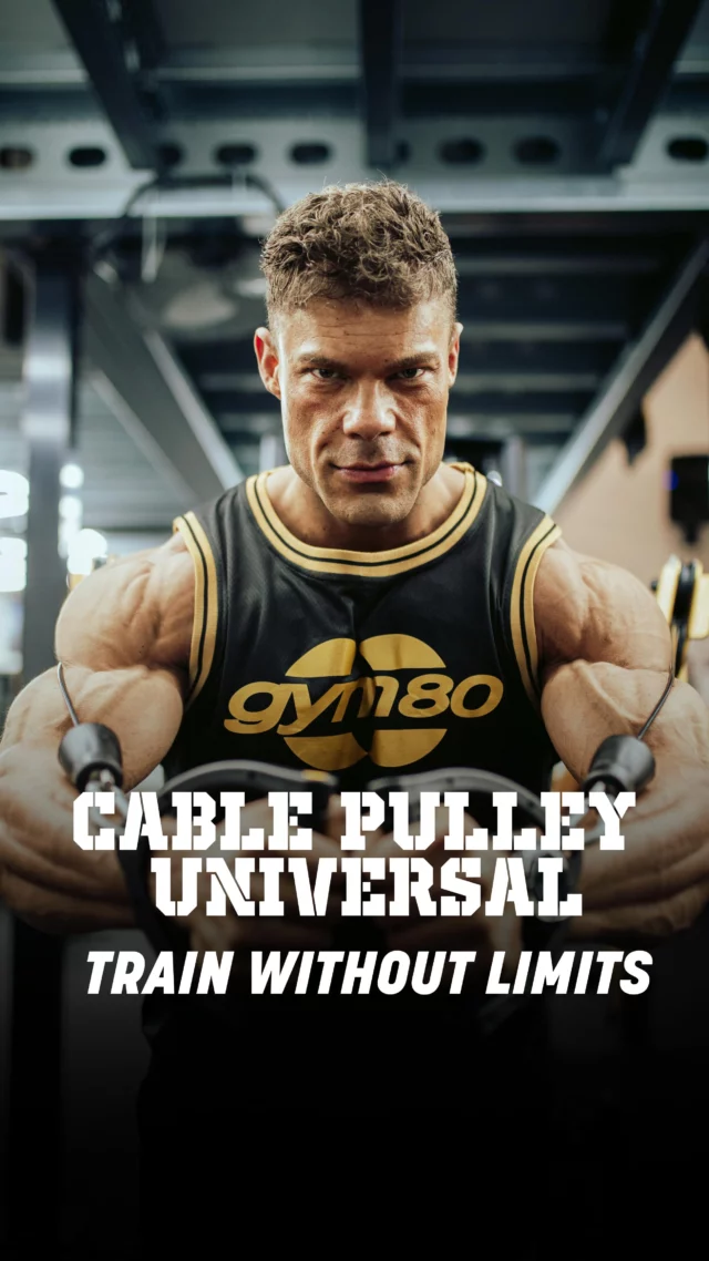 UNIVERSAL CABLE PULLEY💥
– Train without limits❗🔥

This versatile machine offers unlimited training possibilities, allowing you to target every muscle group with precision. With vertically & horizontally adjustable arms, you can train almost everything on this machine! 💯

@wesleyvissers presents the features of this machine and shows his favorite exercises on it.💪🏽

#KingOfMachines
🛠️ HANDCRAFTED strength machines
🇩🇪 MADE IN GERMANY since 1980
________

Mit dieser vielseitigen Maschine eröffnen sich unbegrenzte Trainingsmöglichkeiten. Dank der vertikal und horizontal verstellbaren Trainingsarme, kannst du fast jede Muskelgruppe gezielt trainieren! 💯

@wesleyvissers stellt die Features dieser Maschine vor und zeigt seine Lieblingsübungen daran.💪🏽

#gym80 #MadeInGermany #StrengthTraining #FunctionalTraining #CablePulley